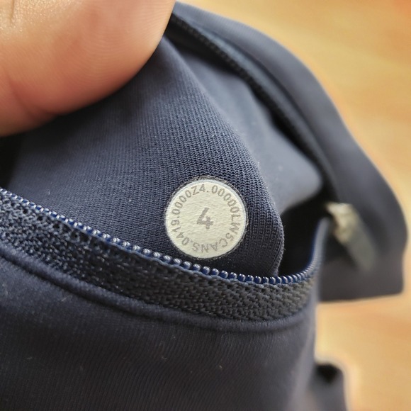 Lululemon Speed Up Leggings Womens Size 4 Tight Navy Blue Running Yoga LW5CANS - Picture 10 of 11